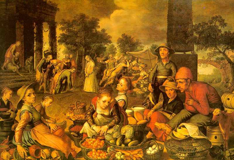 Market Scene with the Christ & the Adulteress