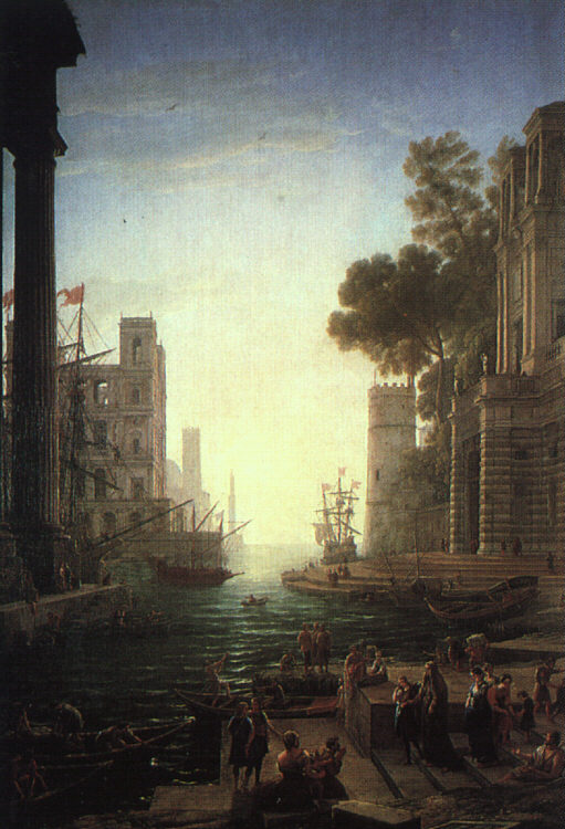 Landscape with the Embarkation of Saint Paula Romana