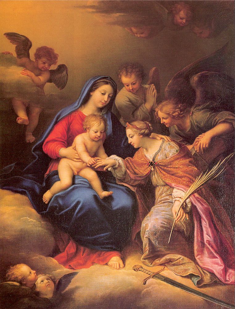 The Mystical Marriage of Saint Catherine