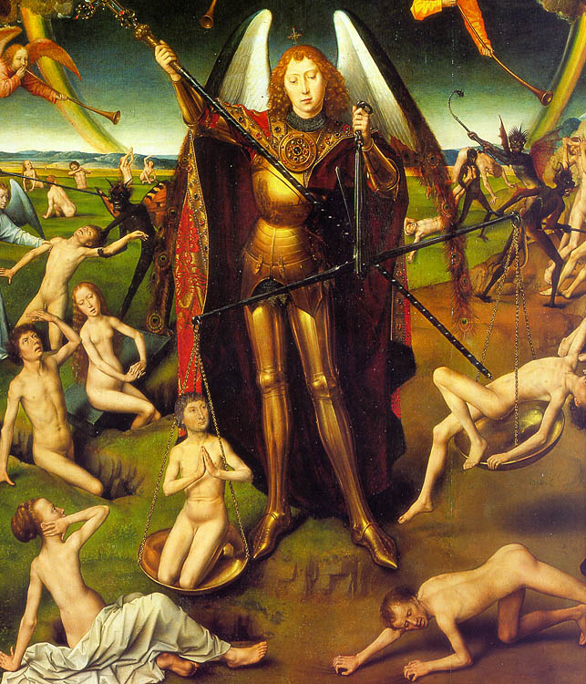 The Last Judgement Triptych (detail of central panel)