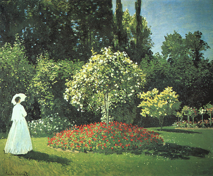 Jean-Marguerite Lecadre in the Garden