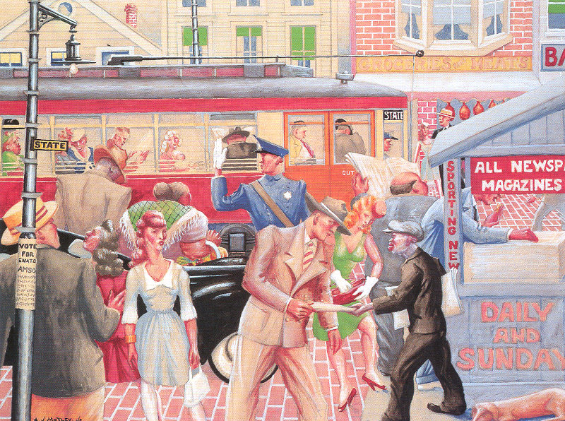 Extra Paper (State Street Scene)