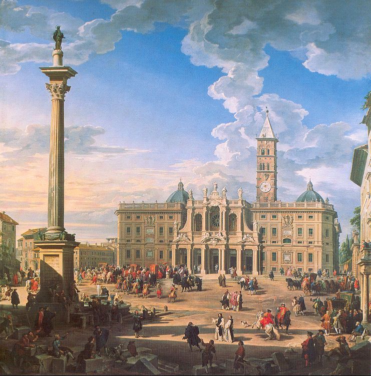 The Plaza and Church of St. Maria Maggiore