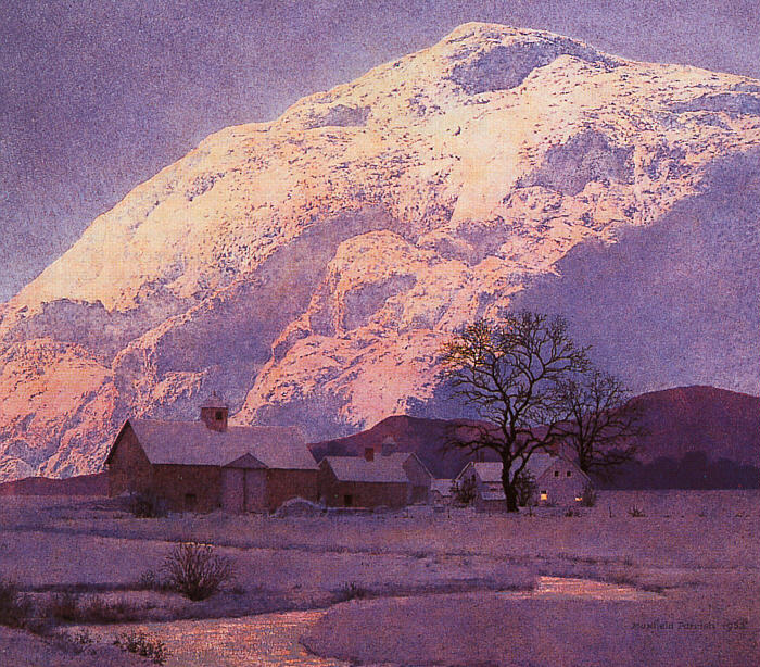 Mountain Farm at Winter