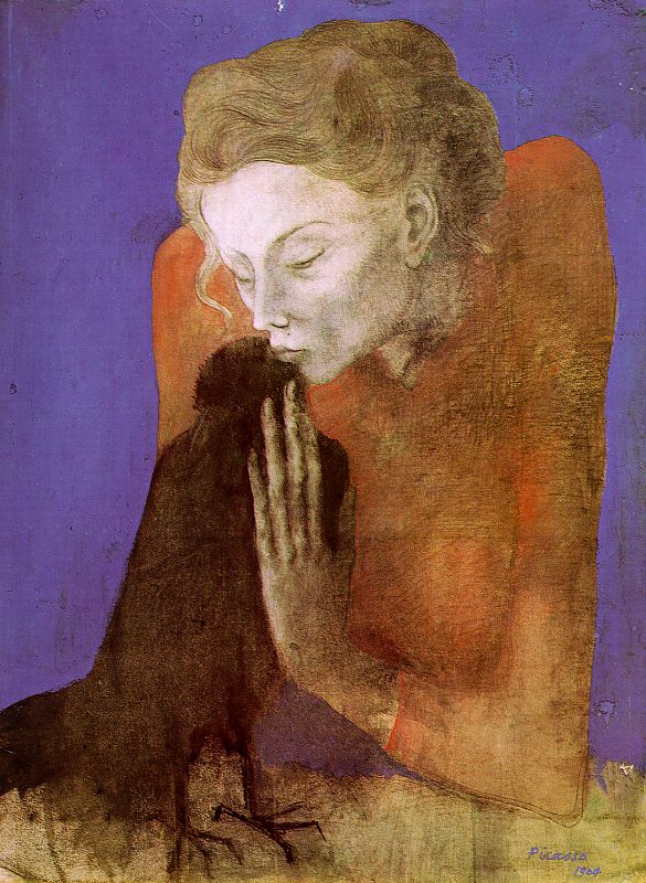 Woman with a Crow