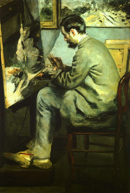 Portrait of Bazille at his Easel