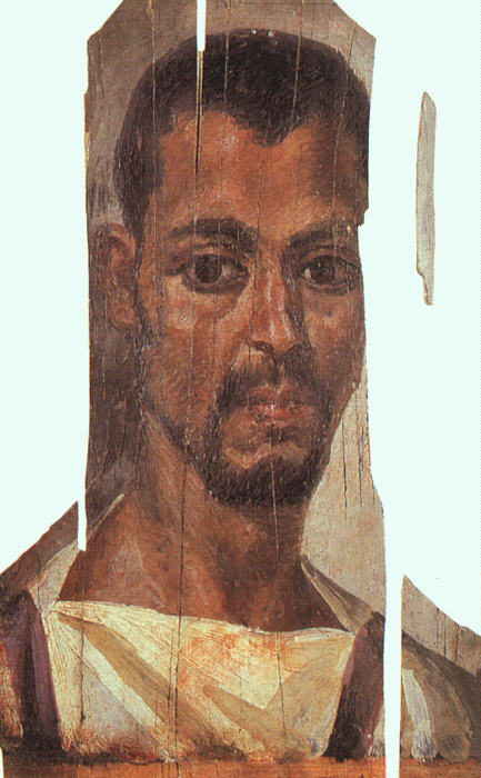 Fayoum Funerary Portrait