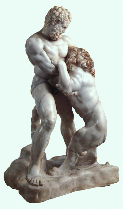 Heracles Fighting the Lion