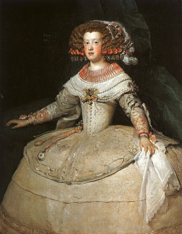 María Teresa of Spain with Two Watches