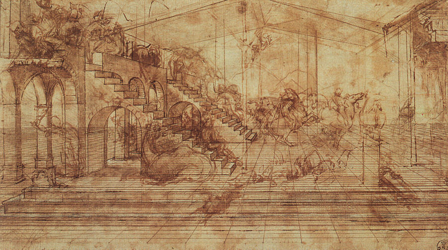 Study for Adoration of the Magi
