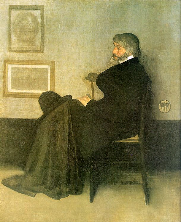 Arrangement in Grey and Black Number 2:  Portrait of Thomas Carlyle
